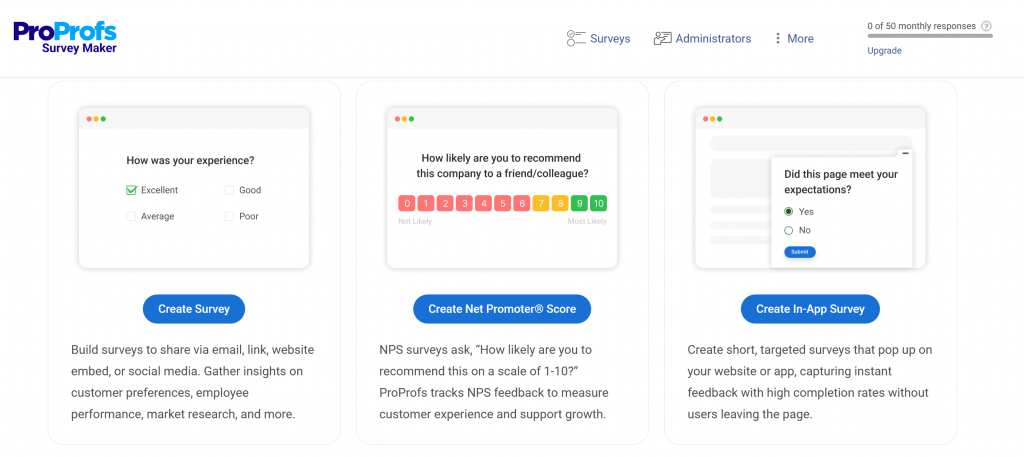 ProProfs Survey Maker