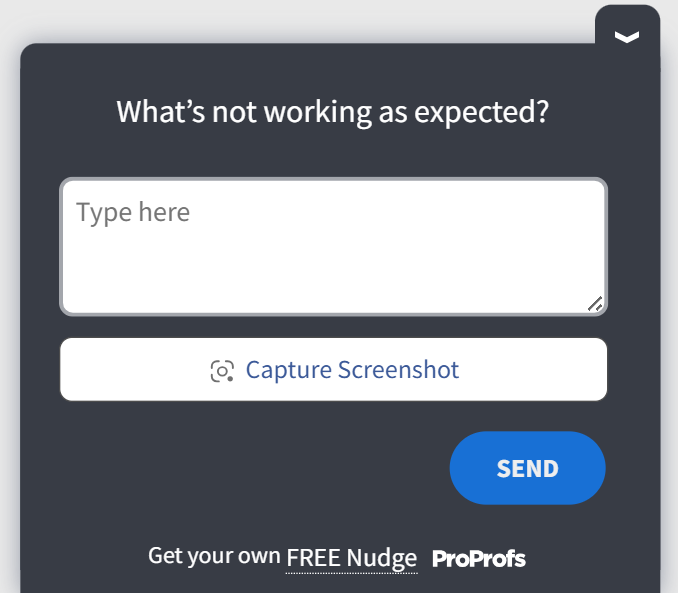 NPS screenshot template