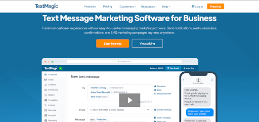 textmagic for customer experience