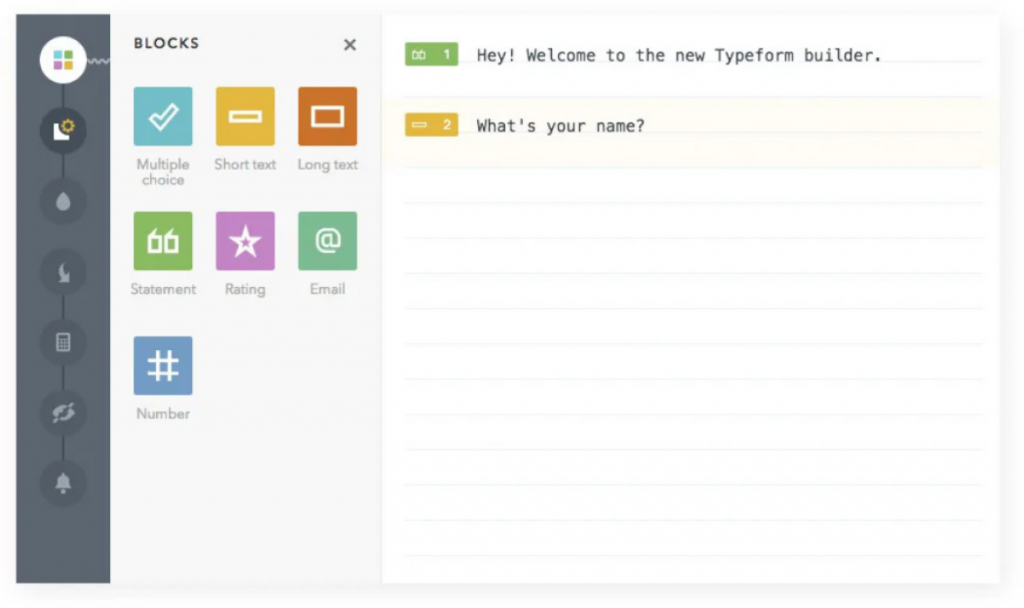 Typeform lead generation tool