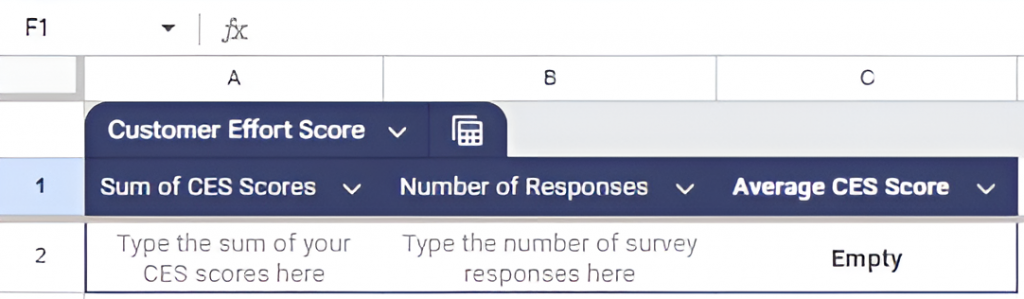 CES calculator for onboarding