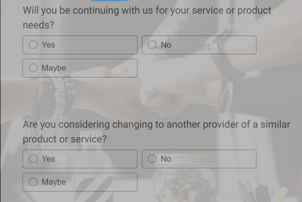 customer onboarding questionnaire