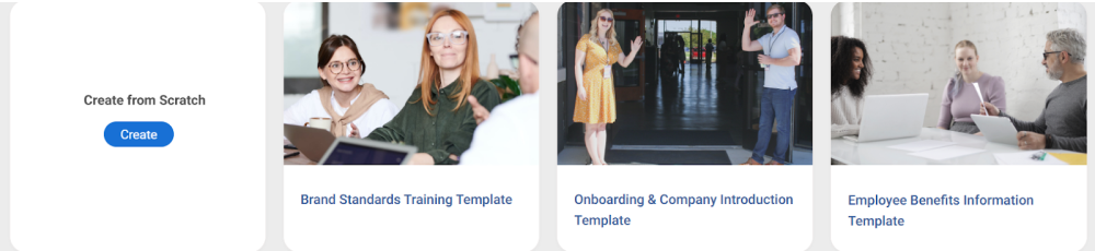 Create Free Training Courses With Prebuilt Templates