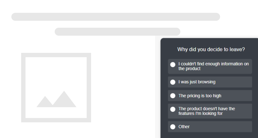 Create Your Own Free Exit Surveys With Qualaroo