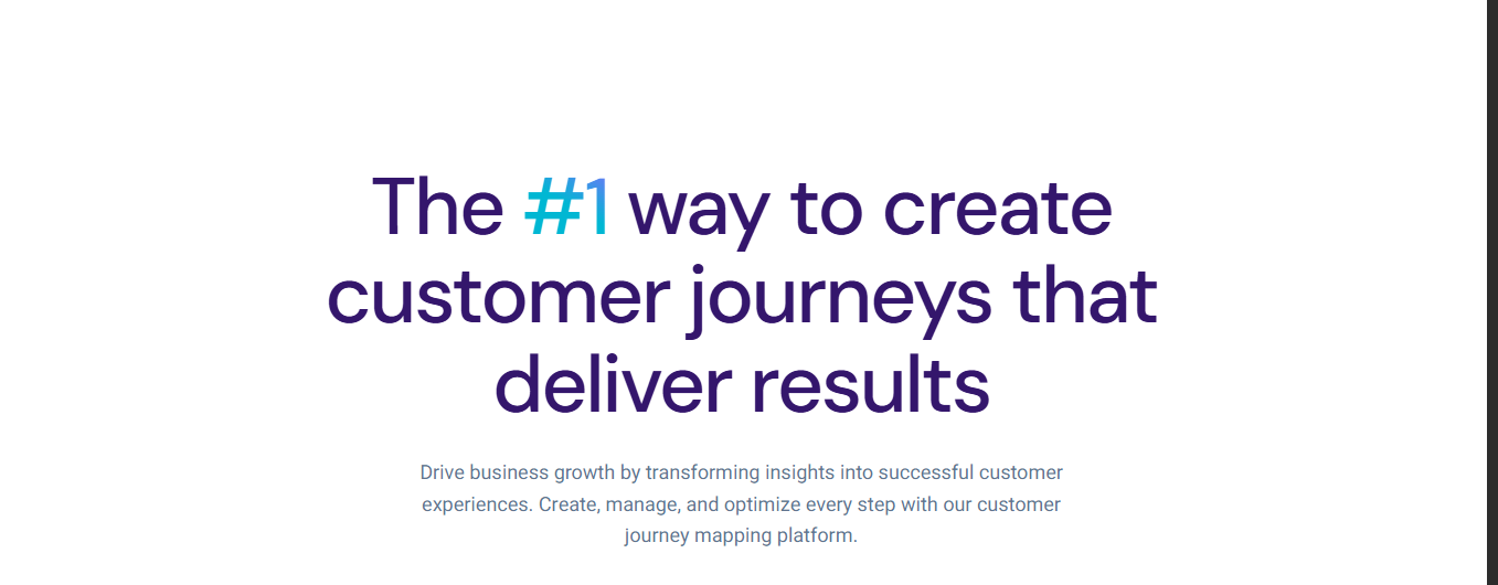 Custellence screenshot customer journey mapping software blogs