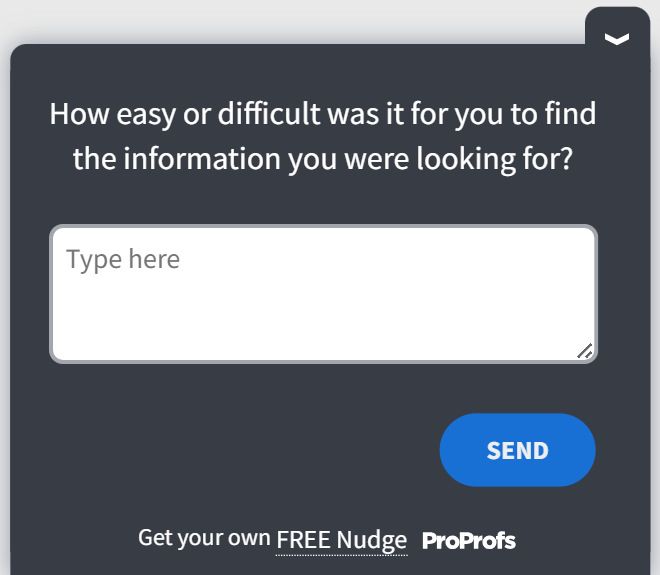 Customer feedback strategies - in-app survey