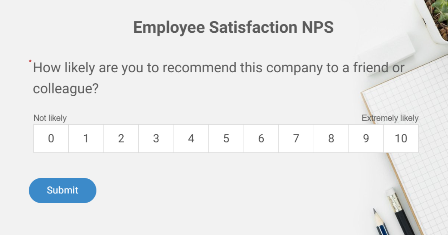 eNPS survey template