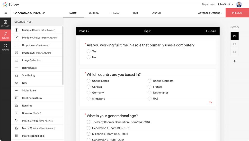 employee survey tools - Qualaroo