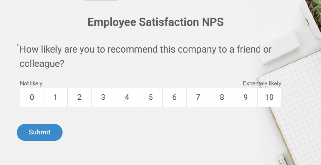 employee engagement survey questions - Qualaroo
