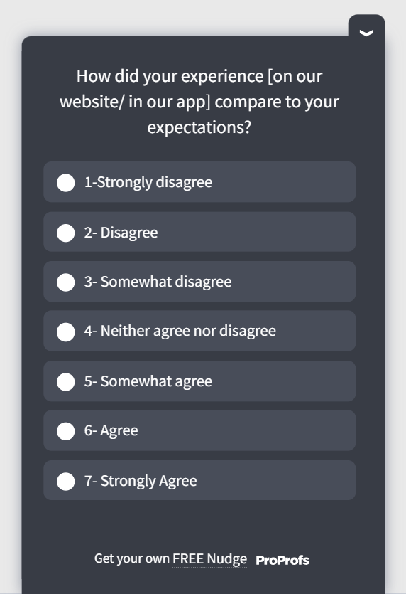 customer experience expectations template