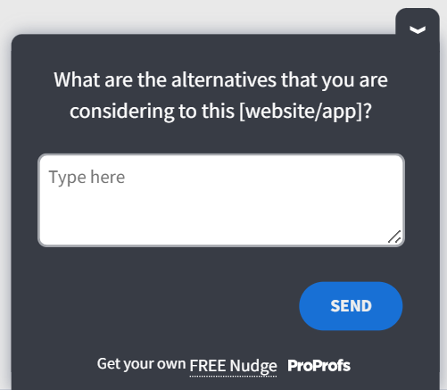 competitive landscape exit survey template