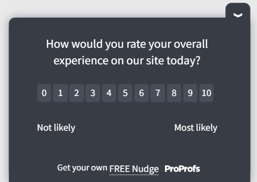 overall engagement feedback template for non-profit survey
