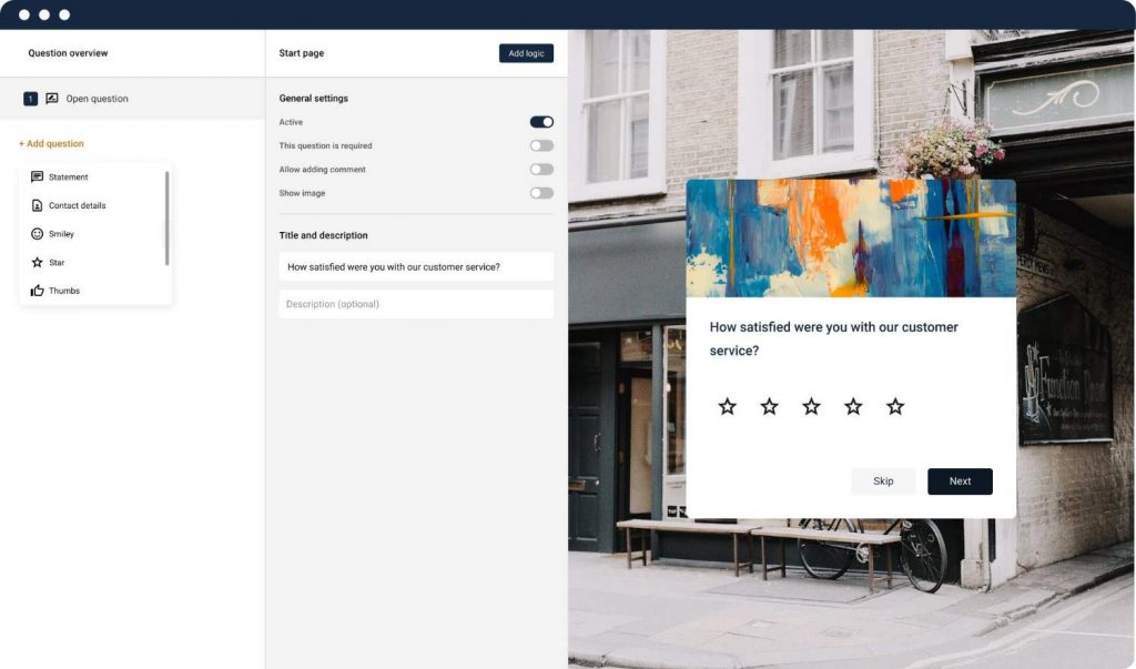 Responster: Best for Continuous Before-During-After Event Feedback