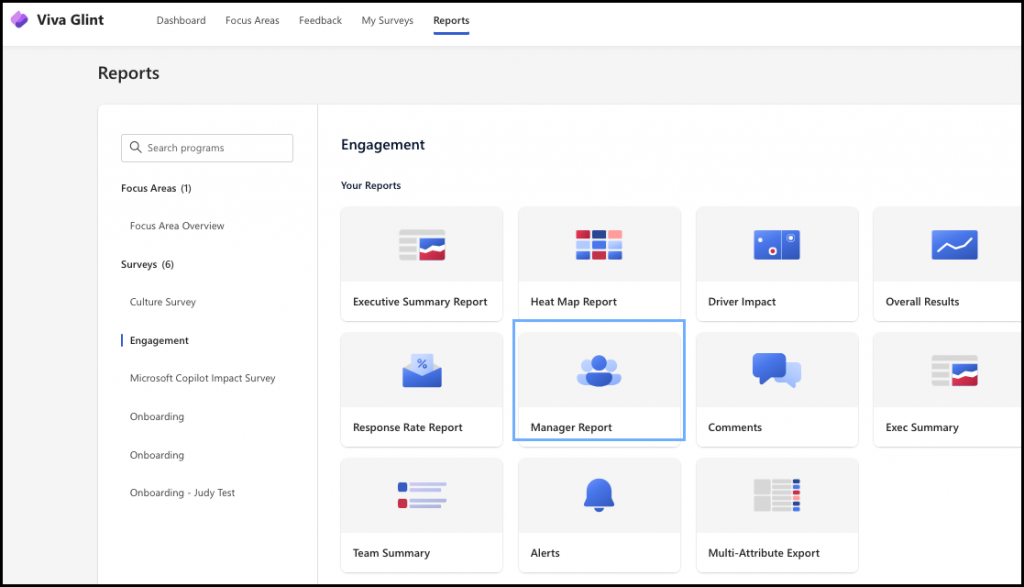 Microsoft Viva Glint for employee pulse surveys