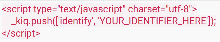 Identify API code