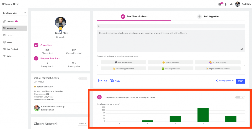 TINYpulse for employee engagement