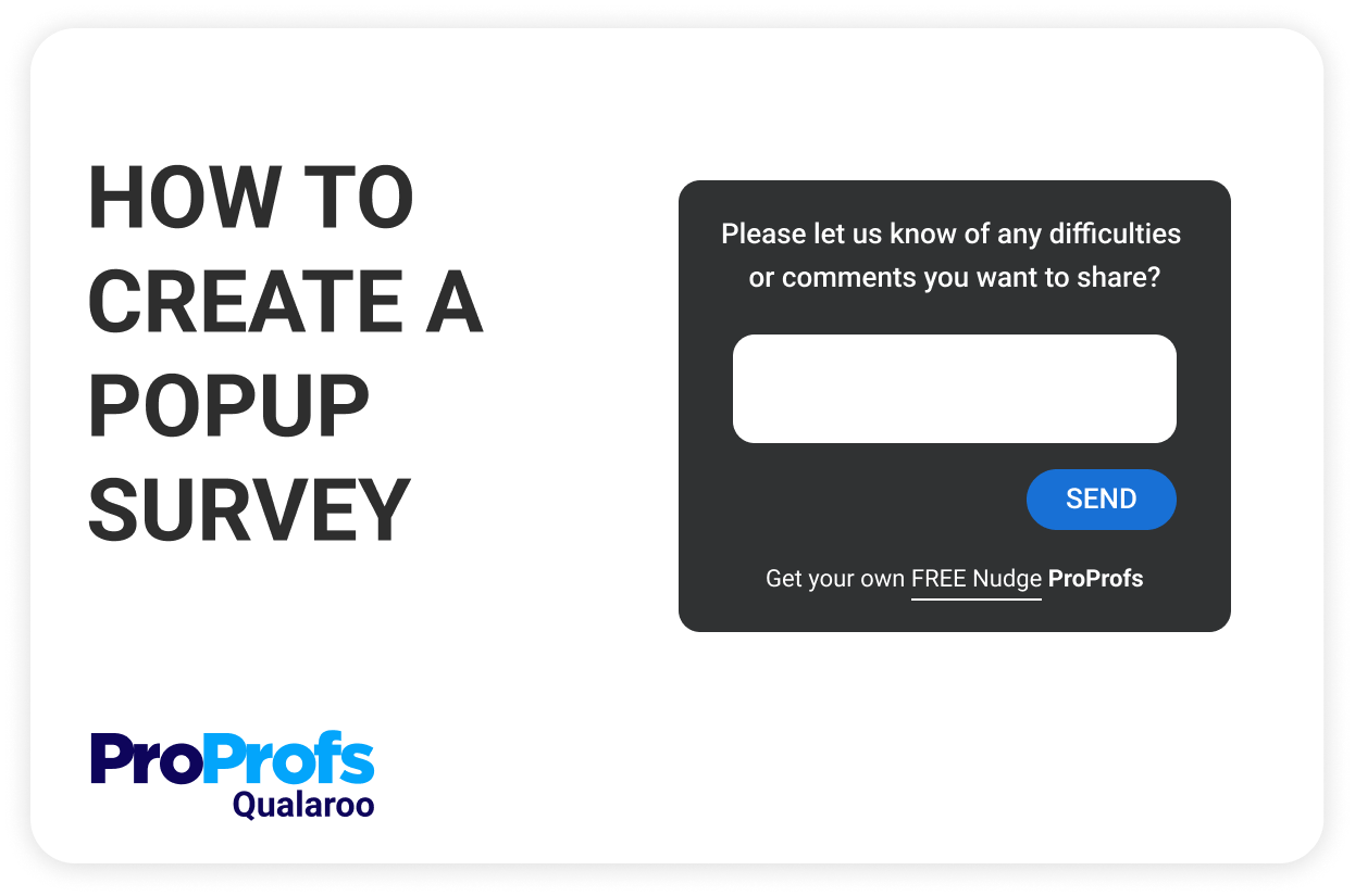 Create Popup Surveys