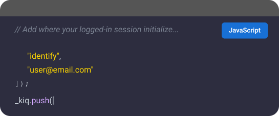 Add One Line of Code.