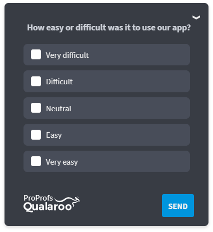 Mobile App Survey Questions & Examples | Qualaroo